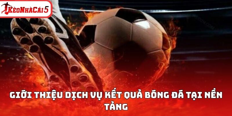 Giới thiệu dịch vụ kết quả bóng đá tại nền tảng 