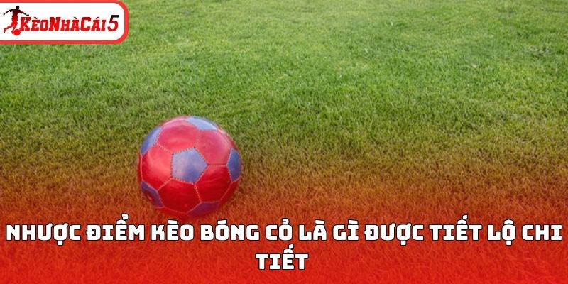 Nhược điểm kèo bóng cỏ là gì được tiết lộ chi tiết 
