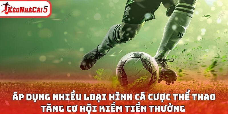 Áp dụng nhiều loại hình cá cược thể thao tăng cơ hội kiếm tiền thưởng