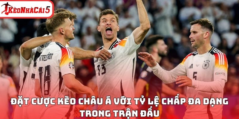 Đặt cược kèo châu Á với tỷ lệ chấp đa dạng trong trận đấu