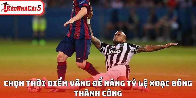 Chọn thời điểm vàng để nâng tỷ lệ xoạc bóng thành công